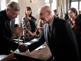 Uroczysta sesja Rady Miasta w poznańskim ratuszu