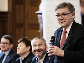 Konferencja prasowa na temat 12. PKO Poznań Półmaratonu oraz Półmaratonu 100-lecia Uniwersytetu Poznańskiego
